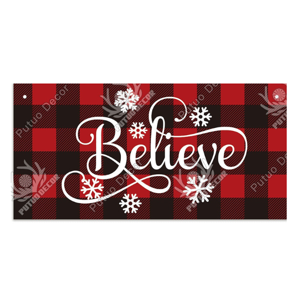 New Year Decoration Home Hanging Sign Door Christmas Tree Ornament Gift Plaques & Signs