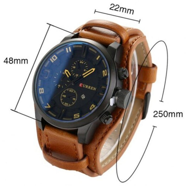 Veile Studios Belted Racecar Sport Watch Multi 1Pc Watches