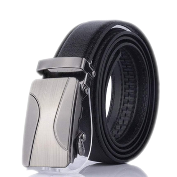Men's Leather Automatic Buckle Fashion Dress Belts