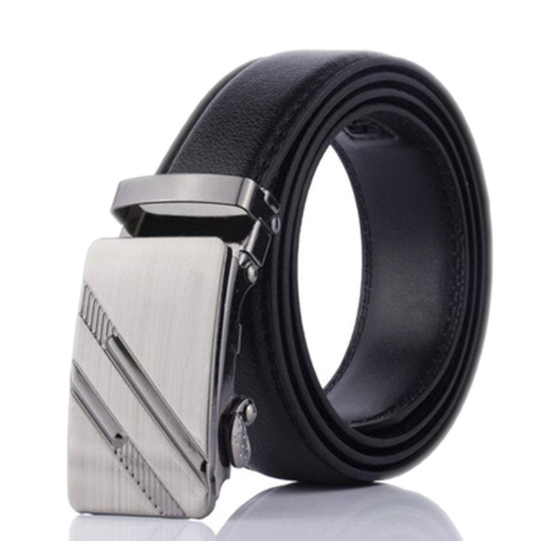 Men's Leather Automatic Buckle Fashion Dress Belts
