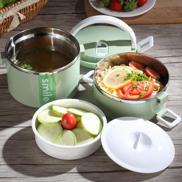 Stainless Steel Thermal Lunch Box With Microwave Container Japanese Bento For Kids Fruits Food Containers