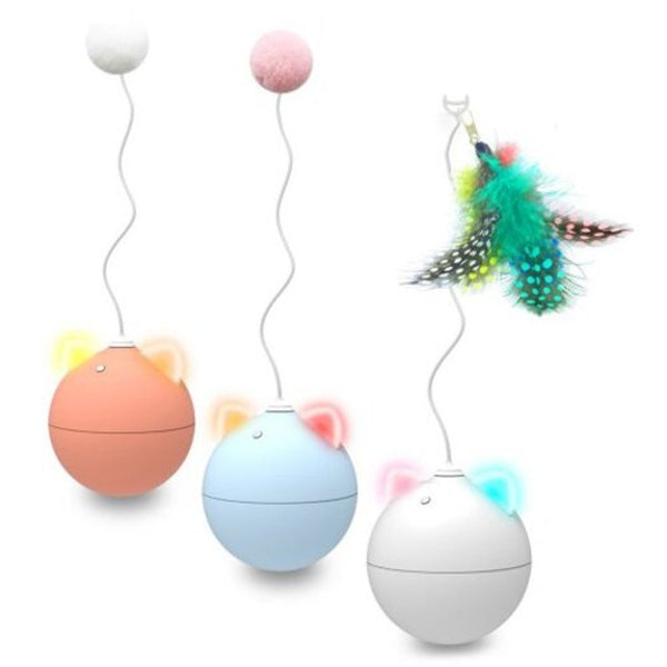 Bentopal P02 Creative Automatic Cat Toy Feather Version Sea Blue Cat Toys