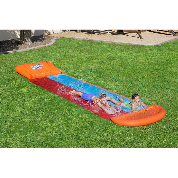 Bestway Kids H20go Double Water Slide With Ramp - 18'/5.49M