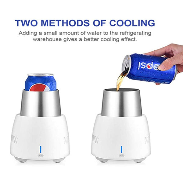 Beverage Mug Cooling Cup Cooler For Office Home Desk Use Electric Plate Accessories With Aluminum Milkwine Cola Beer