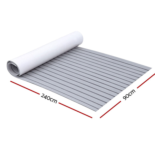 Eva Foam Boat Flooring Mat Decking Sheet 240X90x0.6Cm Light Grey Other Flooring & Tiles