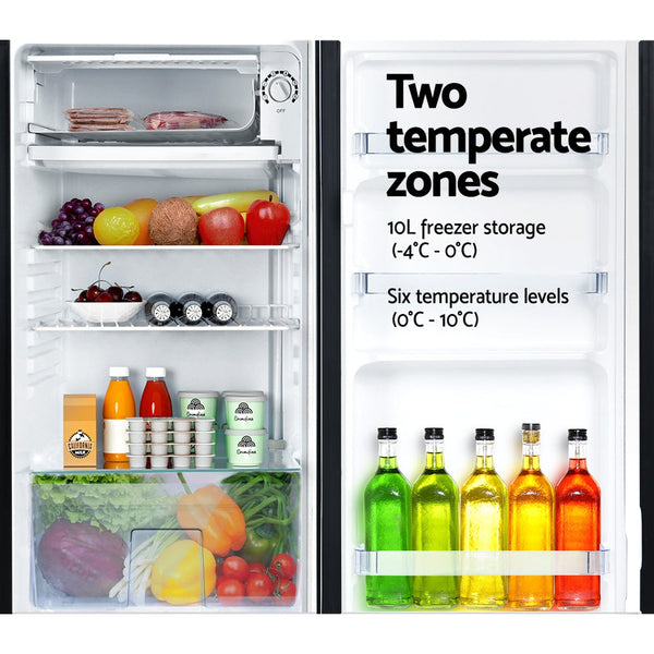 Mini Fridges Devanti 95L Bar Fridge Black