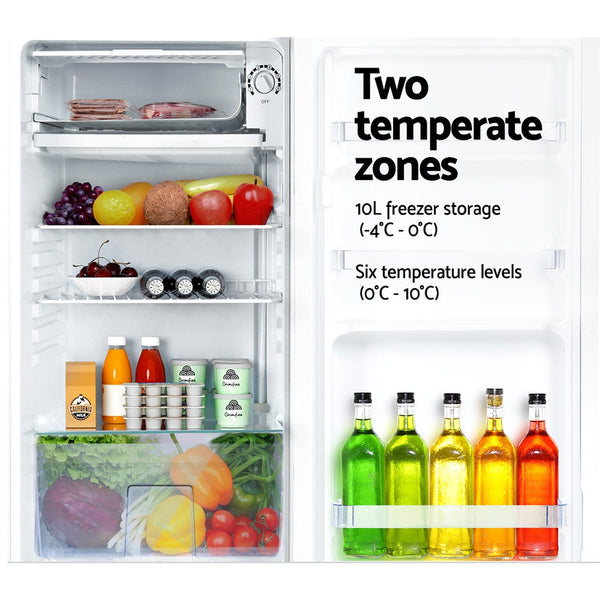 Mini Fridges Devanti 95L Bar Fridge White