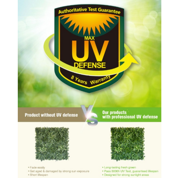 1 Sqm Artificial Plant Wall Grass Panels Vertical Garden Foliage Tile Fence 1X1m Artificial Plant Panels