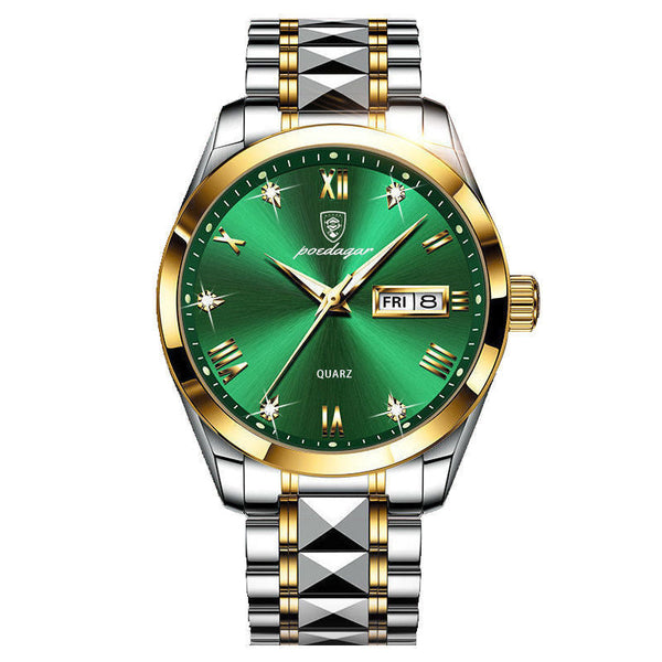 Veile Studios Waterproof Luminous Double Calendar Men's Wrist Watch Jewelry Watches