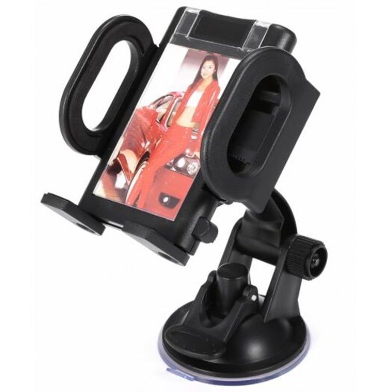 Bh 8 Car Dashboard Windshield Suction Phones Stand Black