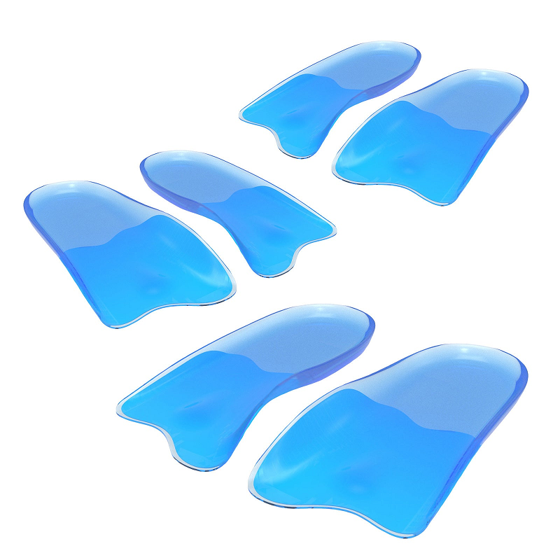 Bibal Insole 3-Size Combo Gel Half Insoles Shoe Inserts Arch Support Foot Pad