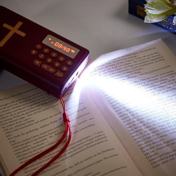 Bible Electronic Audio Player Travel Accessories Rechargeable Audio Books