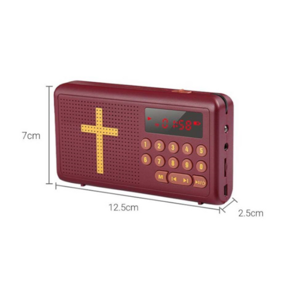 Bible Electronic Audio Player Travel Accessories Rechargeable Audio Books