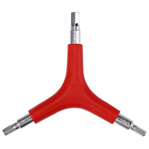 Bicycle 3 Way Y Type Inside Hexagon Wrench Red