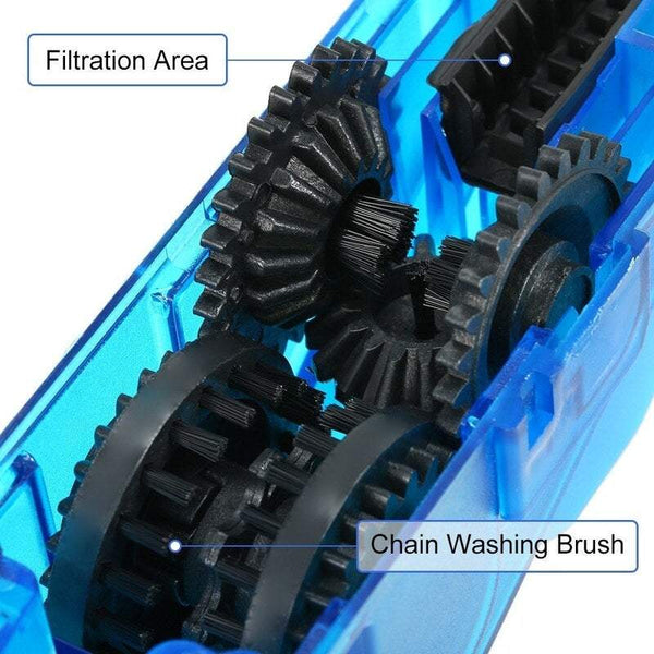 Bike Accessories Portable Bicycle Chain Cleaner Scrubber Brushes Mountain Gear Maintenance Cleaning Tools Kit Lubrication & Cleaning