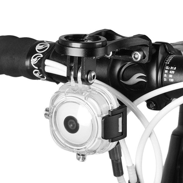 Bicycle Computer Camera Mount Holder Black