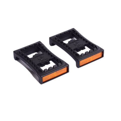 Bicycle Flat Cleat Pedal For M520 M540 M780 Clipless Mtb Mountain Bike Automatic Black 1 Pair