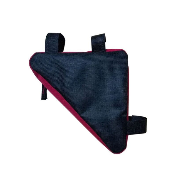 Bicycle Front Saddle Tube Frame Pouch Holder Bag Red Bags & Panniers