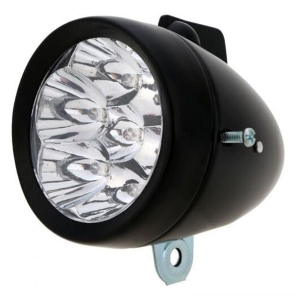 Bicycle Headlights 7Led Retro Front Lighting Black Lights & Reflectors