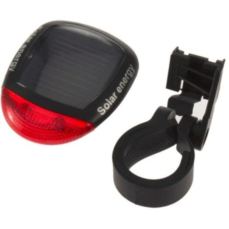 Bicycle Lights Solar Warning Taillight Black Lights & Reflectors