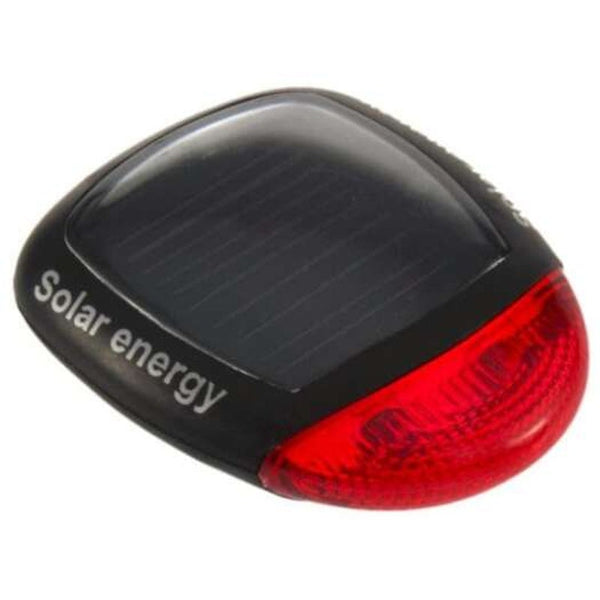 Bicycle Lights Solar Warning Taillight Black Lights & Reflectors