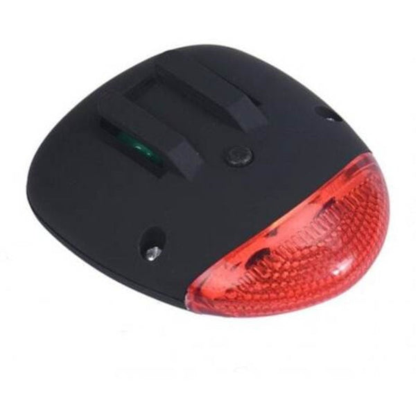 Bicycle Lights Solar Warning Taillight Black Lights & Reflectors