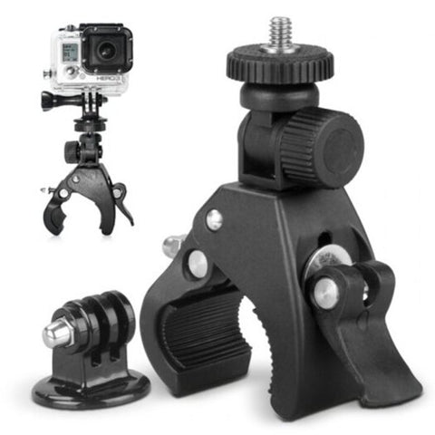 Bicycle / Motorcycle Handlebar Camera Mount Holder Black Bike Camera Holders Mounts