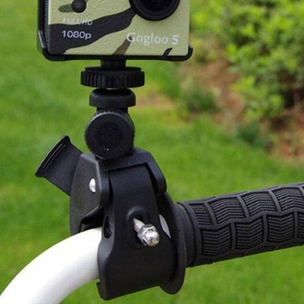 Bicycle / Motorcycle Handlebar Camera Mount Holder Black Bike Camera Holders Mounts