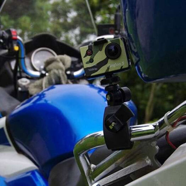 Bicycle / Motorcycle Handlebar Camera Mount Holder Black Bike Camera Holders Mounts