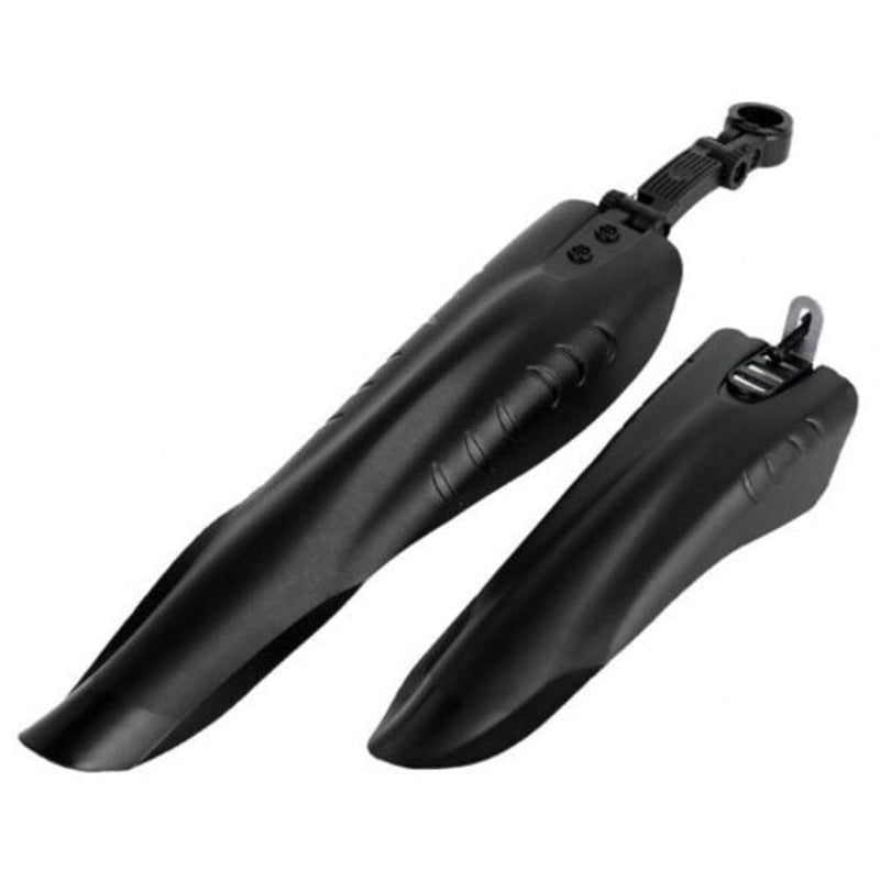 Bicycle Mountain Bike Front And Rear Quick Release Cycling Fender Guard Mud Black 1 Set