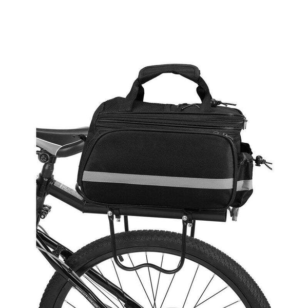 Saddle Bags Panniers Bicycle Rear Seat Multifunction Waterproof Mtb Bike Rack With Rain Cover Bags & Panniers