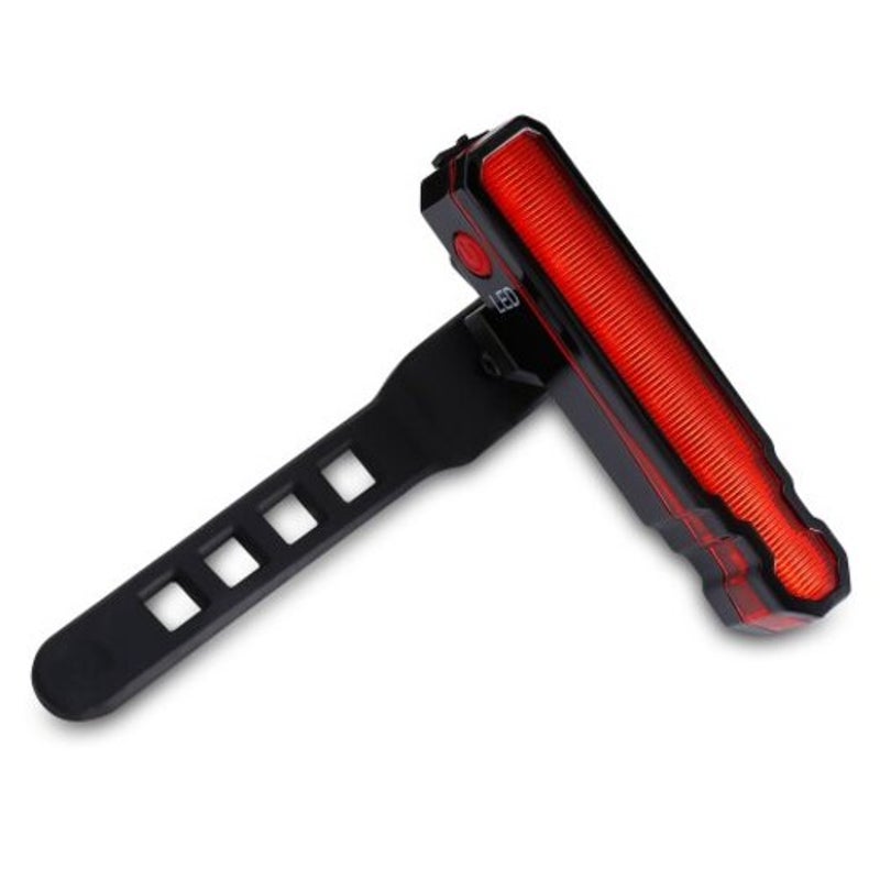 Bicycle Taillight Usb Rechargeable Laser Lamp Led Rear Bike Light Black Lights & Reflectors