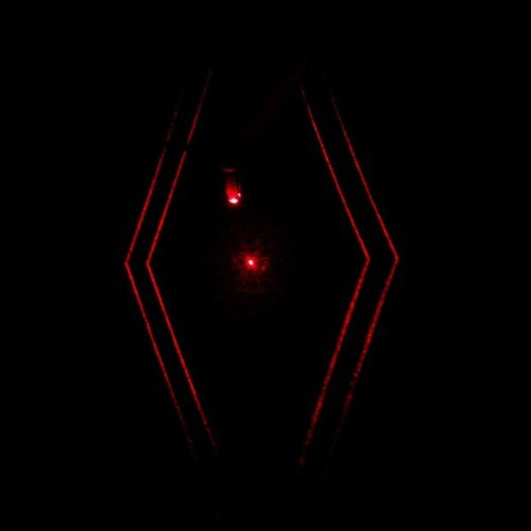 Bicycle Taillight Usb Rechargeable Laser Lamp Led Rear Bike Light Black Lights & Reflectors