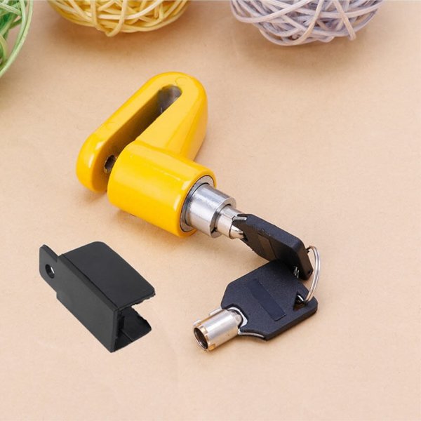 Bicycle Anti Theft Scooter Disk Brake Safety Rotor Lock Yellow