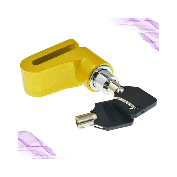 Bicycle Anti Theft Scooter Disk Brake Safety Rotor Lock Yellow