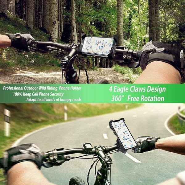 Bike Phone Holder Motorcycle Mount Handlebar For 3.5 6.8 Inch Smartphones Mounts & Holders