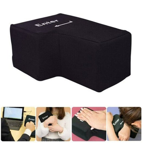 Big Enter Button Design Nap Pillow Black Keyboards & Keypads