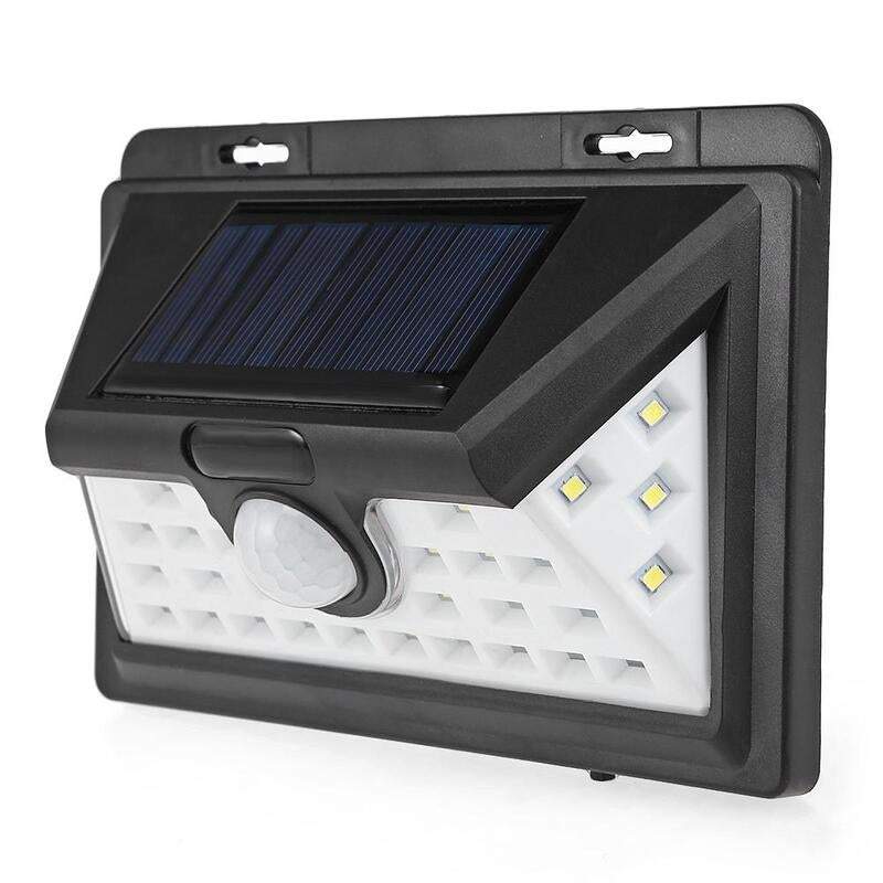 Outdoor Lighting 32 Led Solar Powered Motion Sensor Wall Lamp