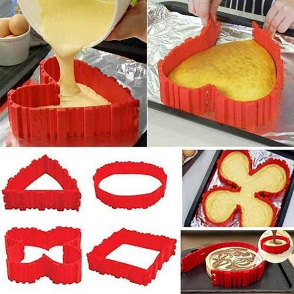 Silicone Reusable Dishwasher Safe Diy Cake Mould Baking Tools Muffin Pans & Baking Moulds