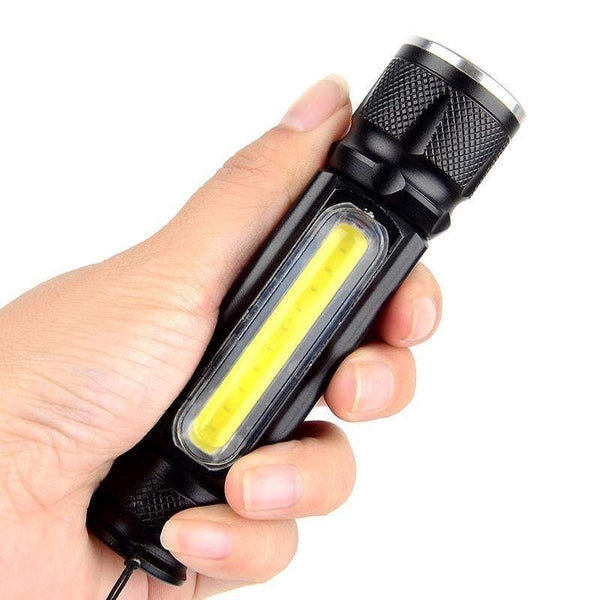 Mini Multifunctional Usb Rechargeable Torch Camping Running Outdoor Light Flashlights
