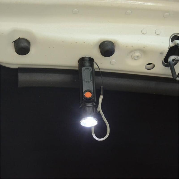 Mini Multifunctional Usb Rechargeable Torch Camping Running Outdoor Light Flashlights