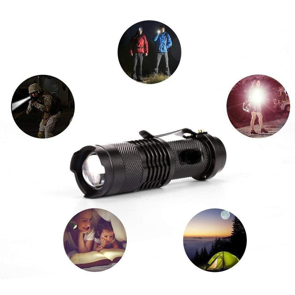 Work Lights Led Dimmable Mini Flashlight Camping Accessories Little Torch Flashlights