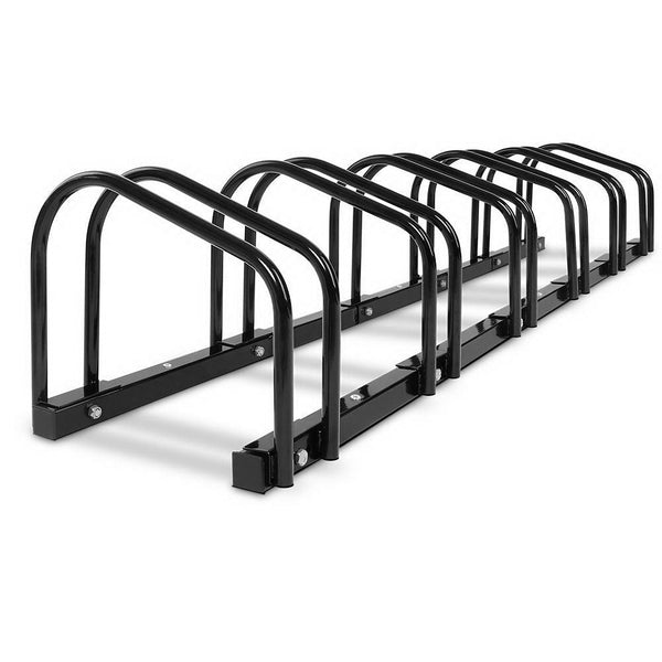 Giantz Weisshorn 6 Bike Stand Floor Bicycle Storage Black Bicycle Stands & Storage
