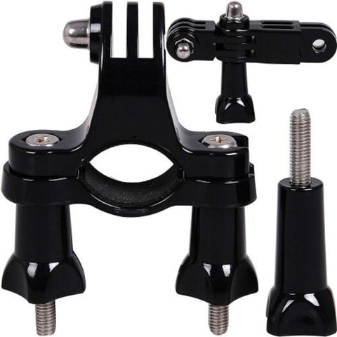 Handlebar Bicycles Mount Gopro Seatpost Clamp Metal Screws 3 Way Pivot Arm Bike Camera Holders Mounts