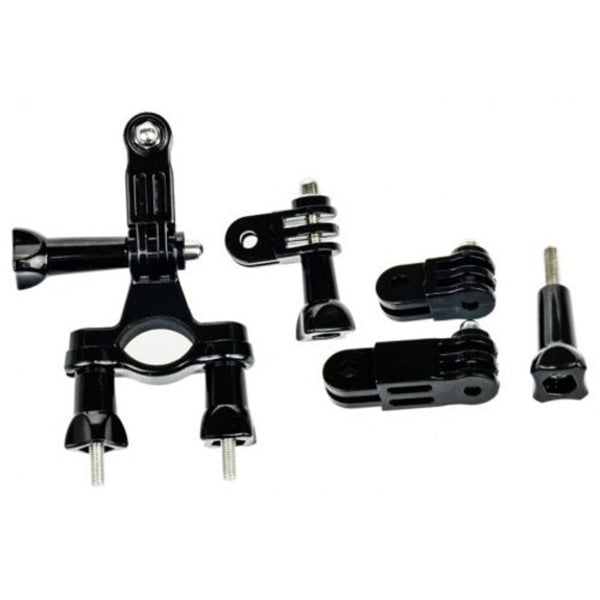 Handlebar Bicycles Mount Gopro Seatpost Clamp Metal Screws 3 Way Pivot Arm Bike Camera Holders Mounts