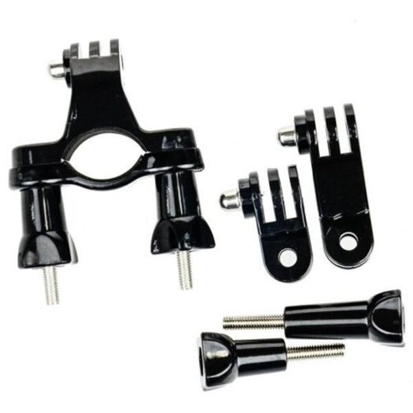 Handlebar Bicycles Mount Gopro Seatpost Clamp Metal Screws 3 Way Pivot Arm Bike Camera Holders Mounts