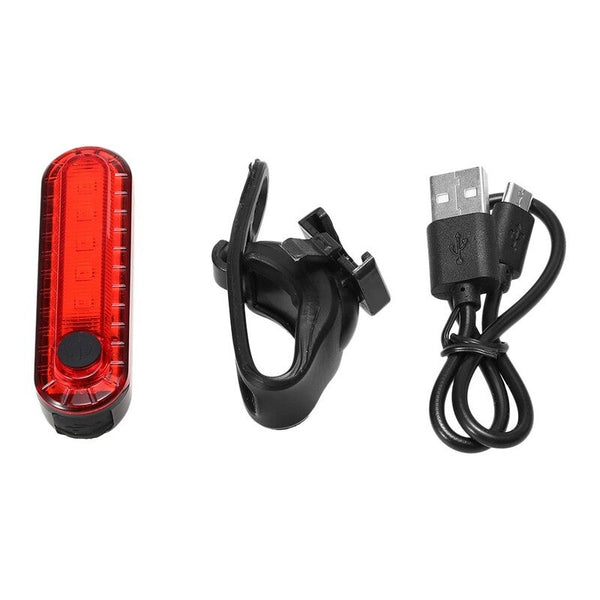 Bike Tail Light Waterproof 50 Lumens Rechargeable Led Bicycle 01 Lights & Reflectors