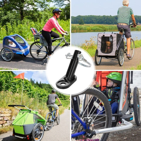 Bike Trailer Hitch Connector For Little One Pet Grocery Tranport Cycling Adapter Trailers
