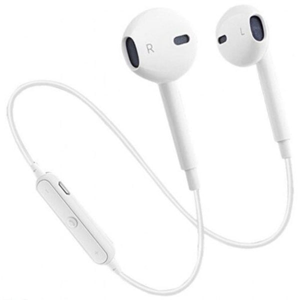Binaural Wireless Sports Mini Stereo Bluetooth Headset White