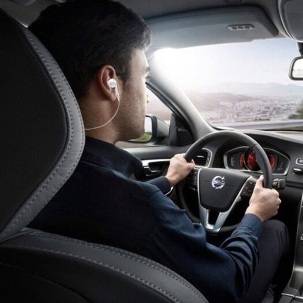 Binaural Wireless Sports Mini Stereo Bluetooth Headset White Earbud Cases